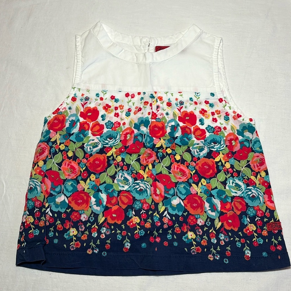 Peppermint floral tank top size 8